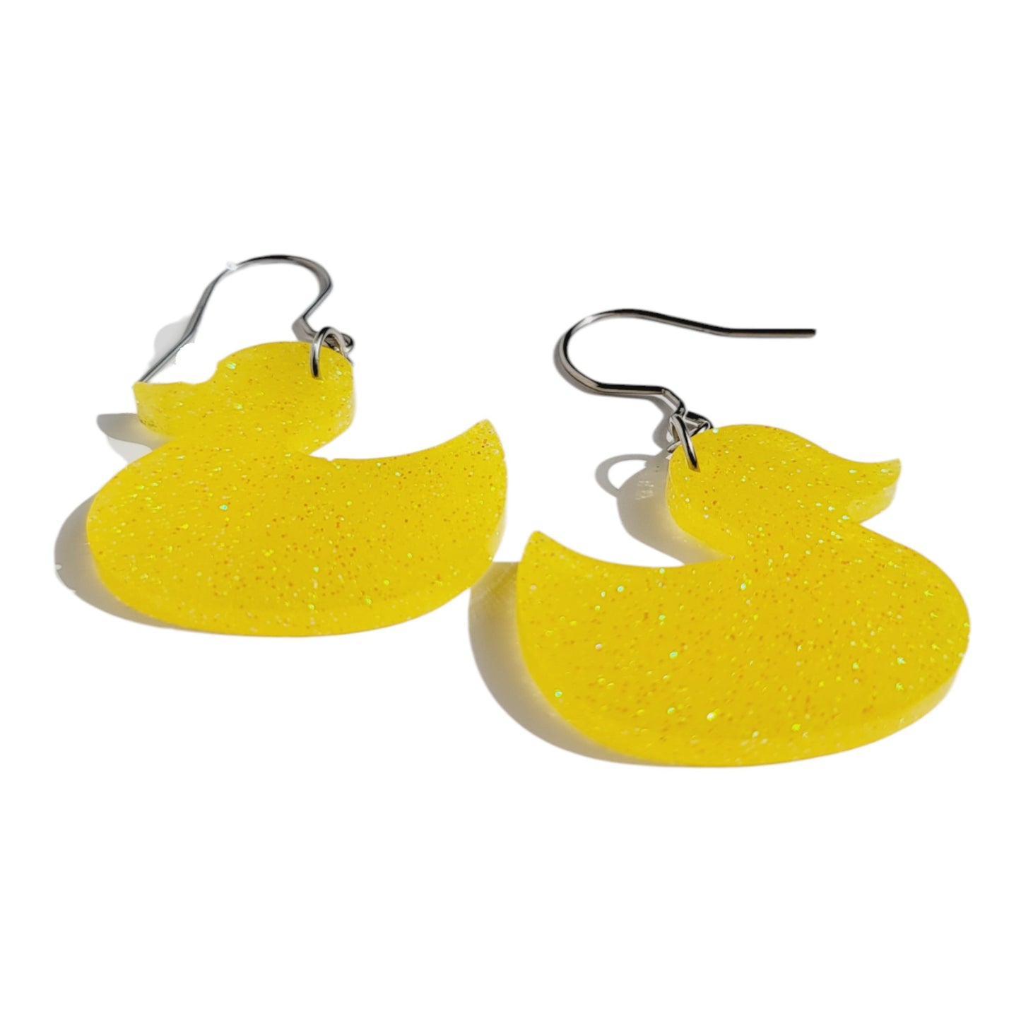 Yellow Rubber Duck Earrings