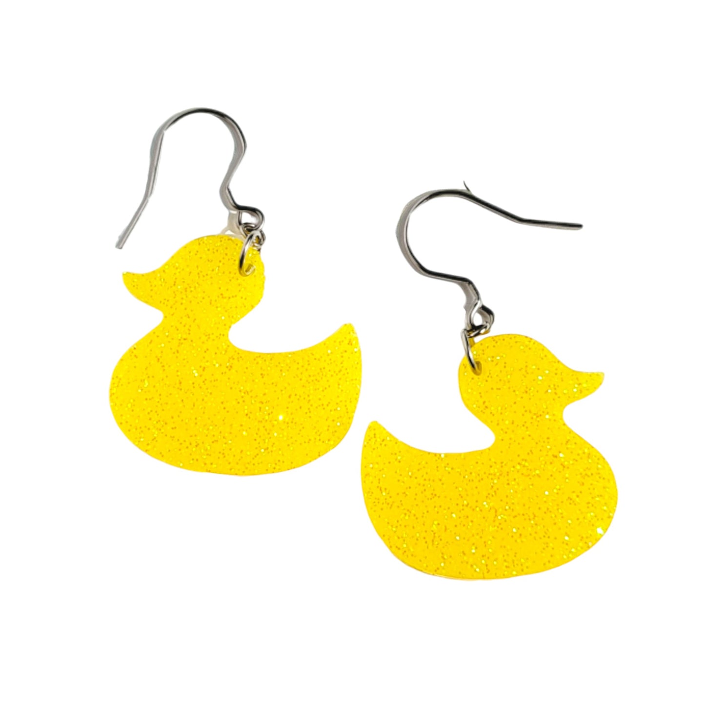 Yellow Rubber Duck Earrings