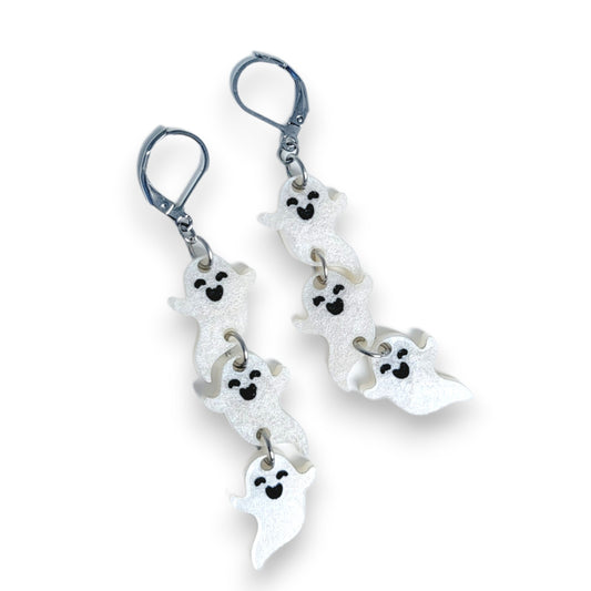 Triple Ghost Earrings