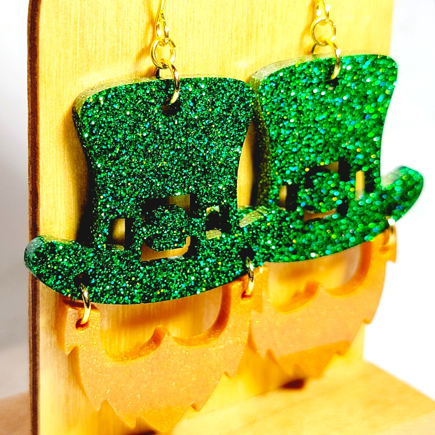 Funky Leprechaun Earrings