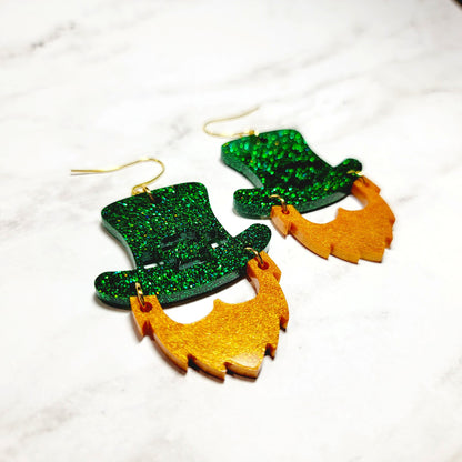 Funky Leprechaun Earrings