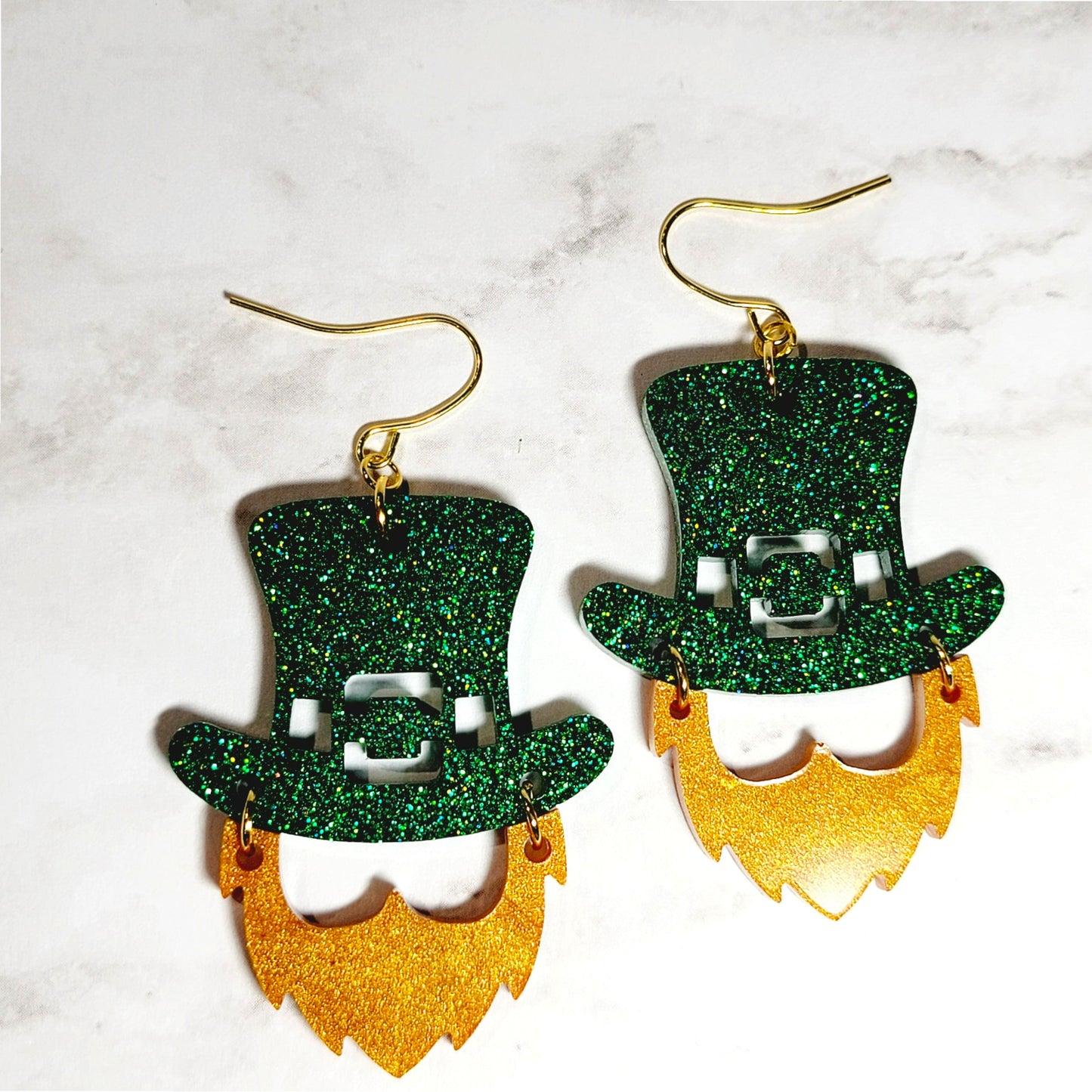 Funky Leprechaun Earrings