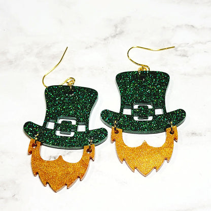 Funky Leprechaun Earrings