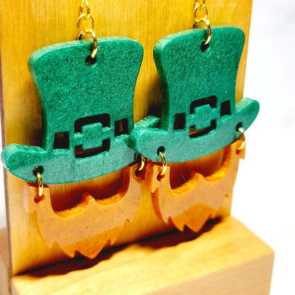 Funky Leprechaun Earrings