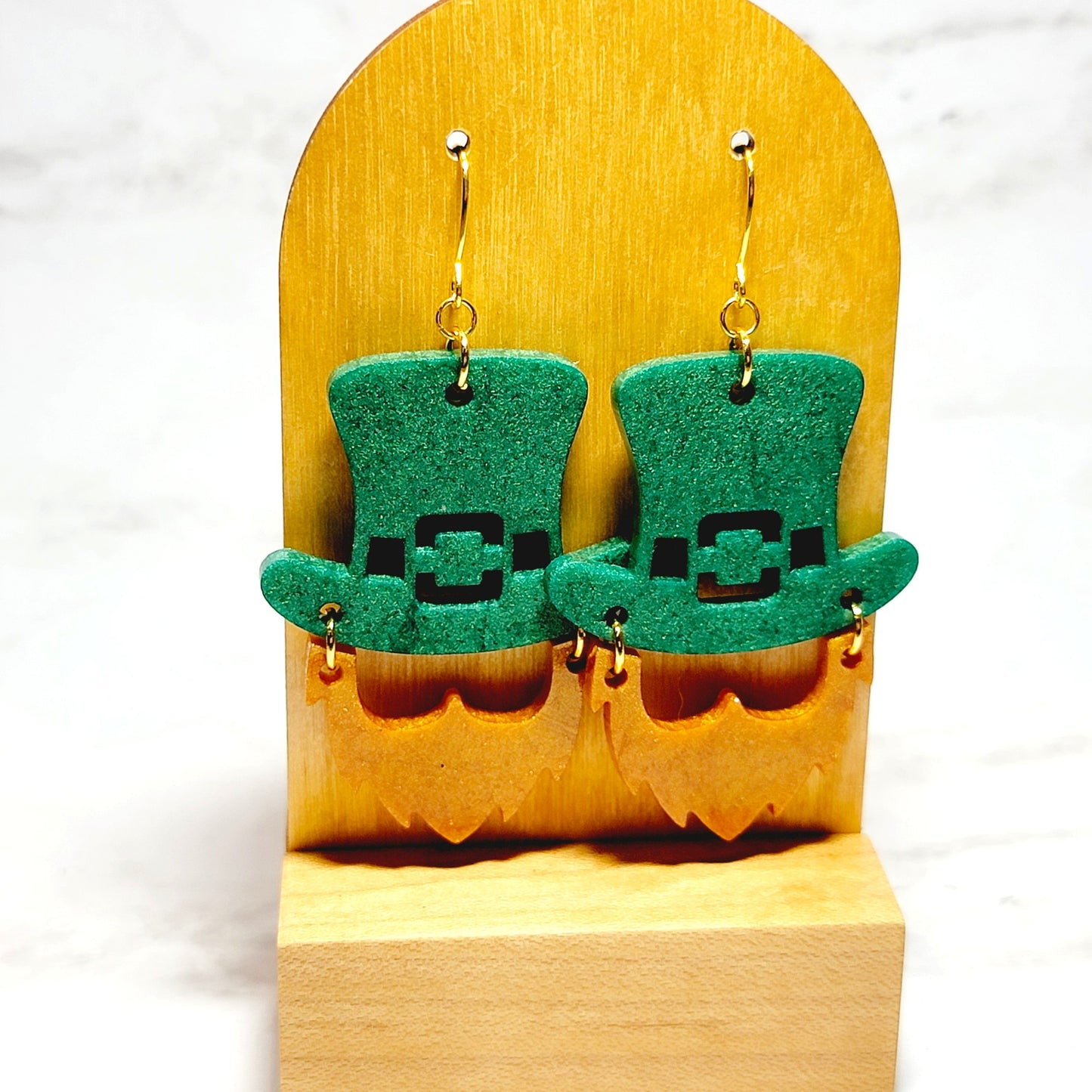 Funky Leprechaun Earrings