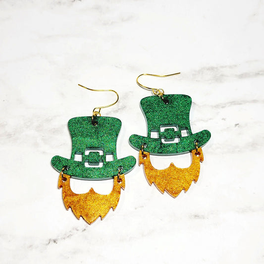 Funky Leprechaun Earrings